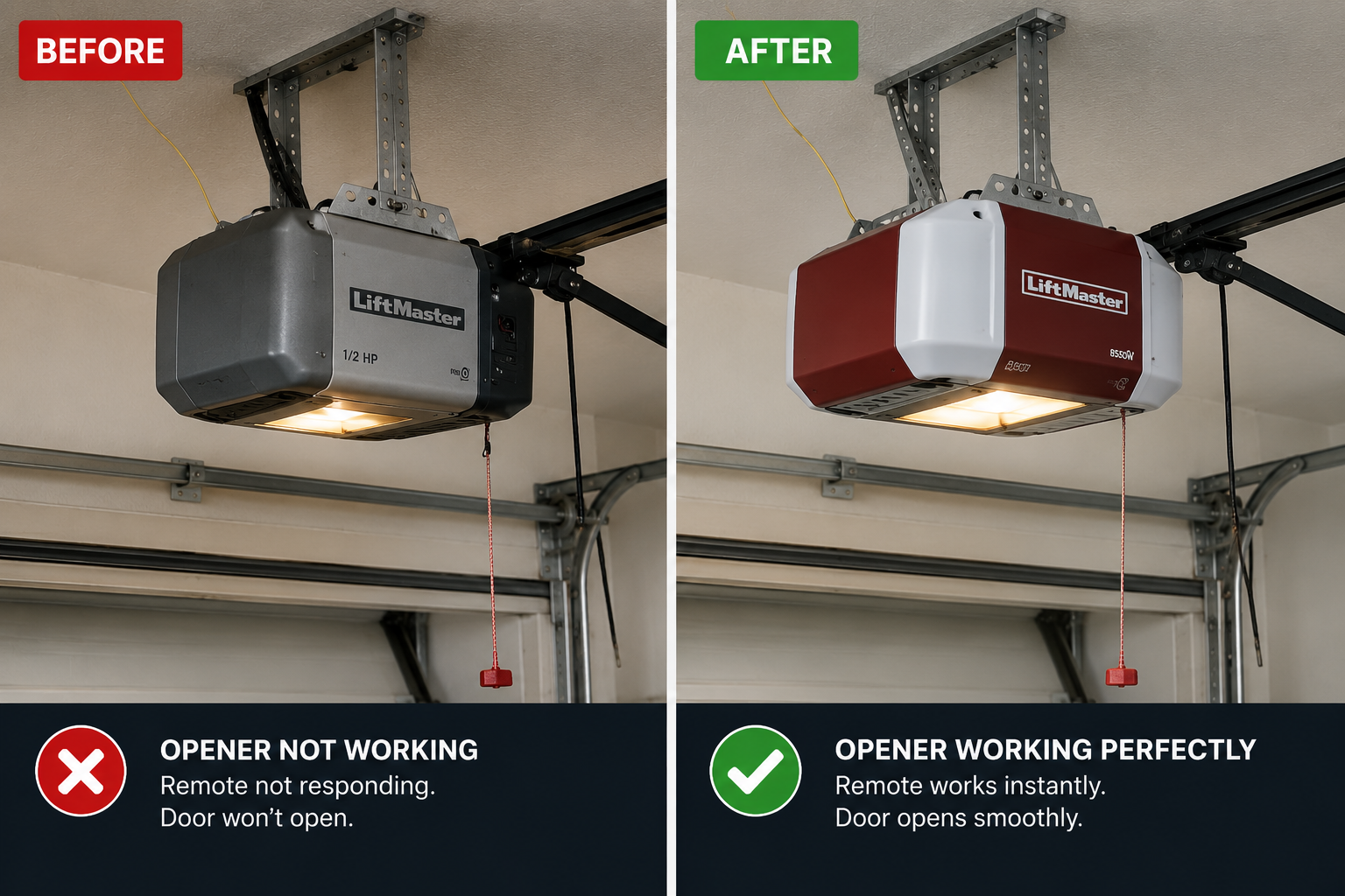 Garage door cable and roller replacement Melbourne